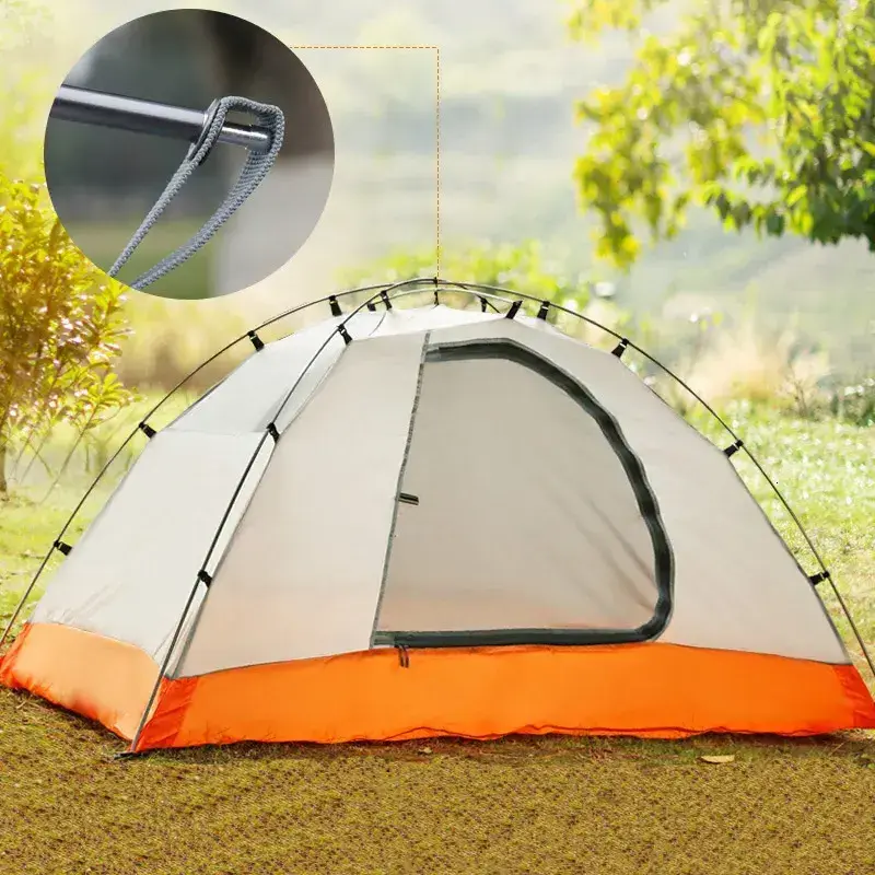 Wholesale 4-season Waterproof Cotton Canvas Large Family Camp Bell Tent Hunting Wall Tent For Outdoor Camping