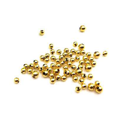 Factory Price Gold Plated Loose Spacer Beads Vacuum Plating Stainless Steel Beads For Jewelry Making