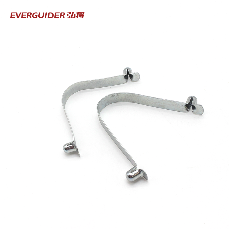 High Quality Stainless Steel Tent Springs Clip Steel Button Spring Clip Metal Tube Lock Spring V Clip