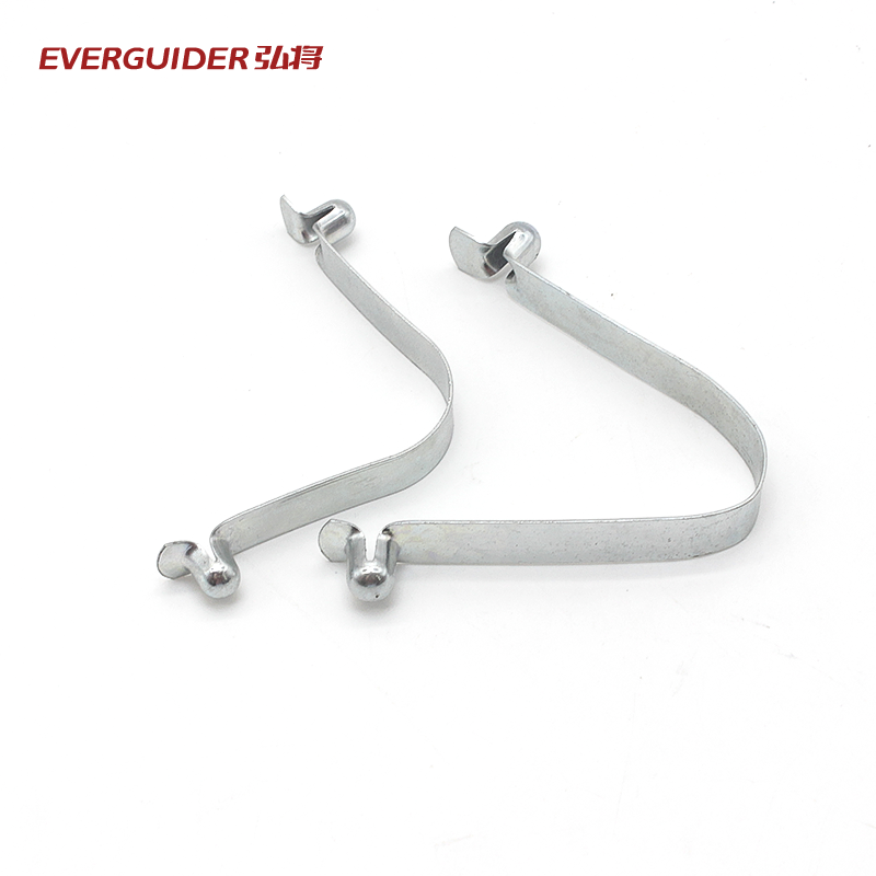 High Quality Stainless Steel Tent Springs Clip Steel Button Spring Clip Metal Tube Lock Spring V Clip