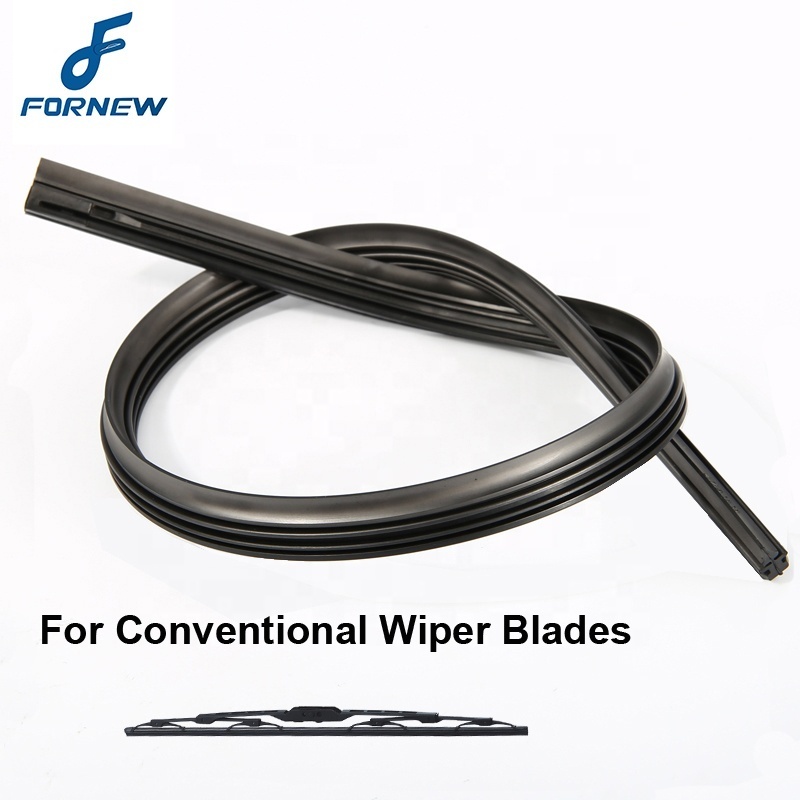 6mm High Quality Universal Natural Rubber Refill for Metal Frame Traditional Wiper Blade