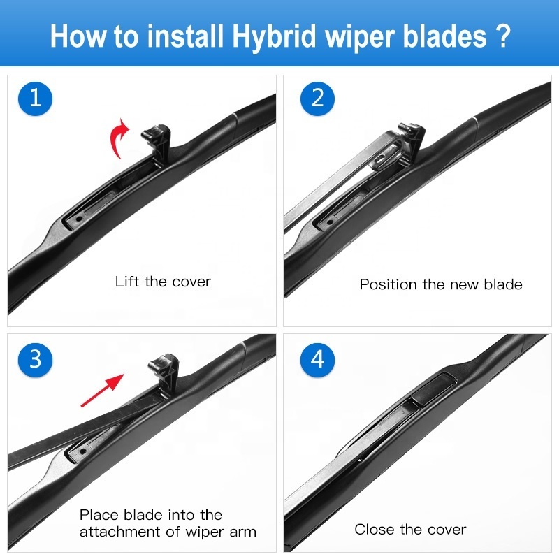 Auto Car Front Windshield Wiper Blades for Nissan Pixo 2009 - 2013