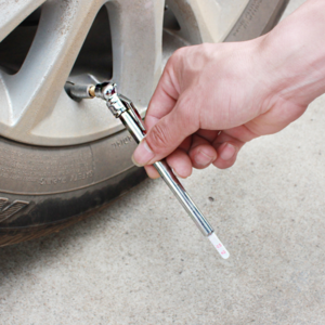 Tire/Tyre Air Pressure Test Meter Pen Shape Emergency Use Portable Pressure Gauge Durable Silver Car Styling