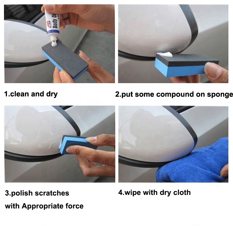 Abrasives Car Polishing Compound Wax Paint Care Scratching Repair Kit Car Paint Scratch Repair Wax