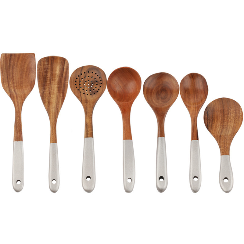 High Quality Acacia Wooden Cooking Utensil Sets,accesorios de cocina,cooking tools kitchen accessories