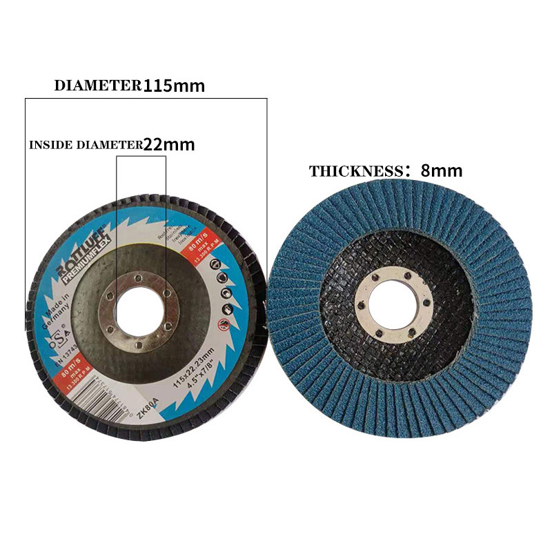 100 alumina zirconia flap abrasive wheel disc zirconium extra power 4