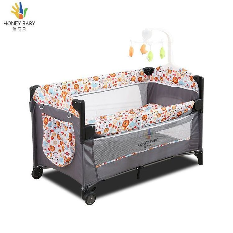 Wholesale Sleeping Playing Changing Outdoor Safeti Kids Toddler Children Portable Baby Cribs playpen