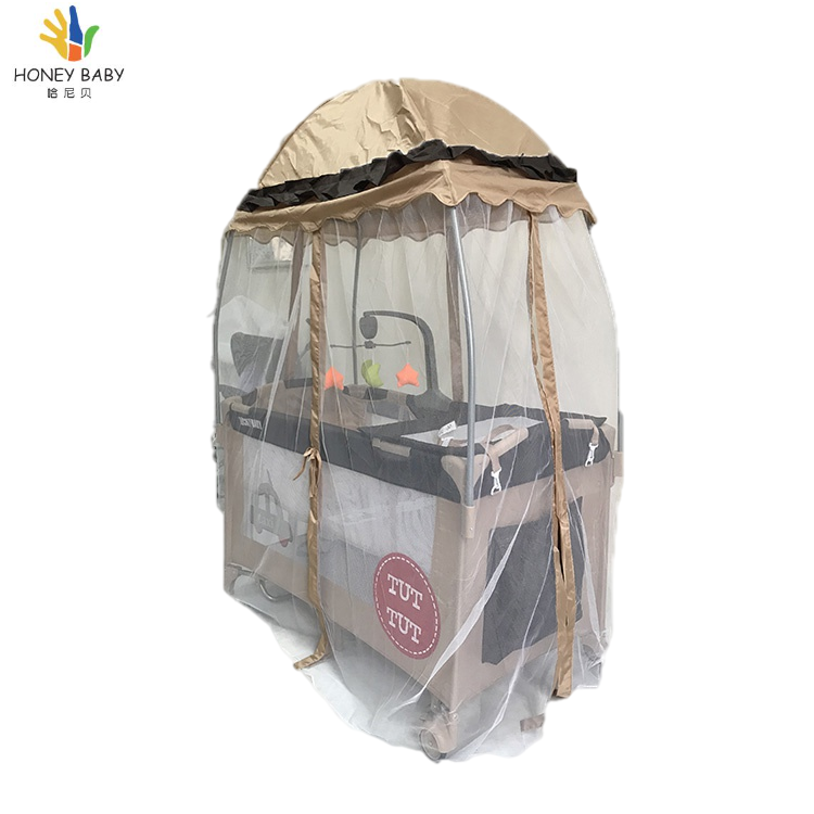 Breathable Travel Crib Playpen Trending Cot Luxury Baby Bassinet