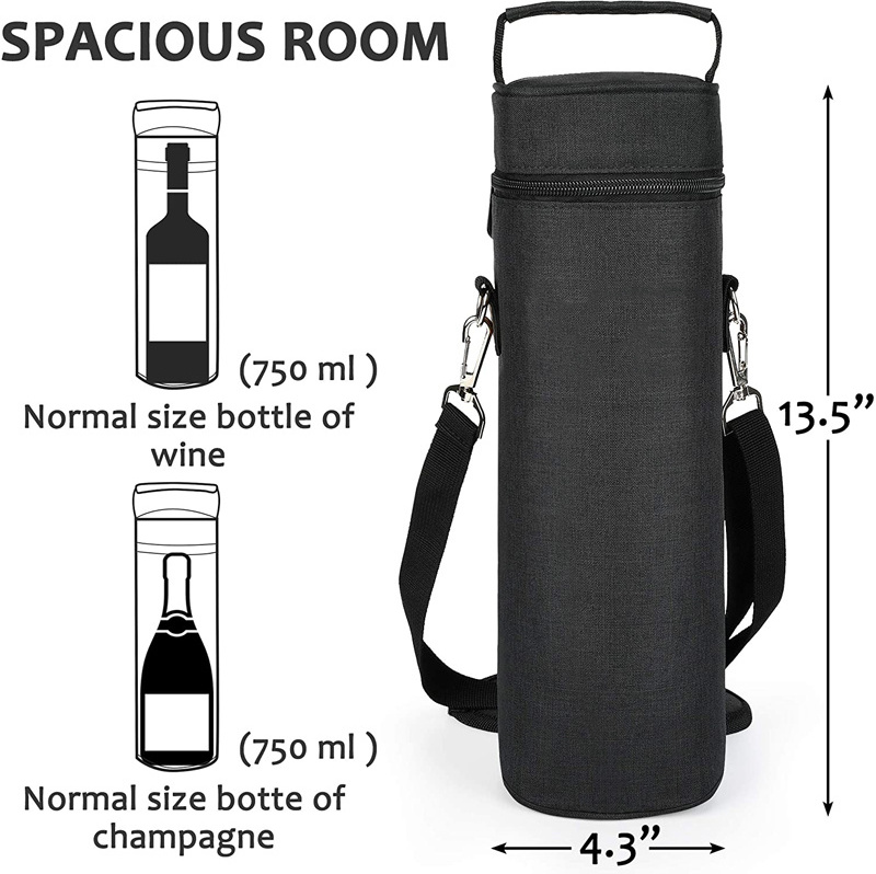 Wine And Champagne Collapsible Wholesale Foldable Food Storage Thermal Carry Insulated Insulation Cooler Bag