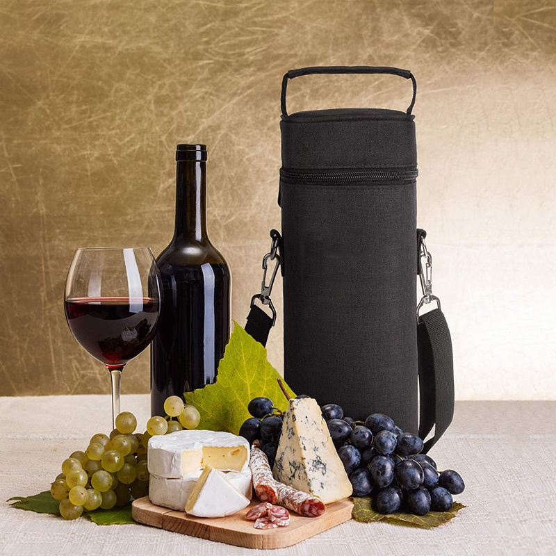 Wine And Champagne Collapsible Wholesale Foldable Food Storage Thermal Carry Insulated Insulation Cooler Bag