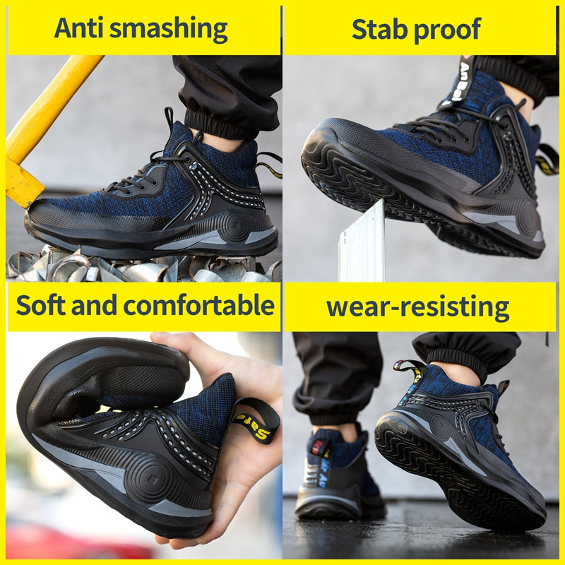 SEAMRAY FZ-63 Jalatte Safety Shoes Grounding Shoes Strap Wide Width Shoes For Men