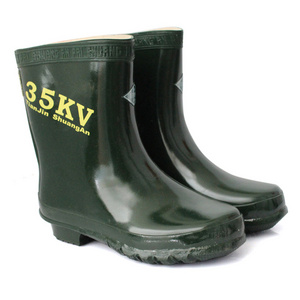 SHUANGAN 35KV Insulated Boots For Work Electrical Boots Insulated Boots