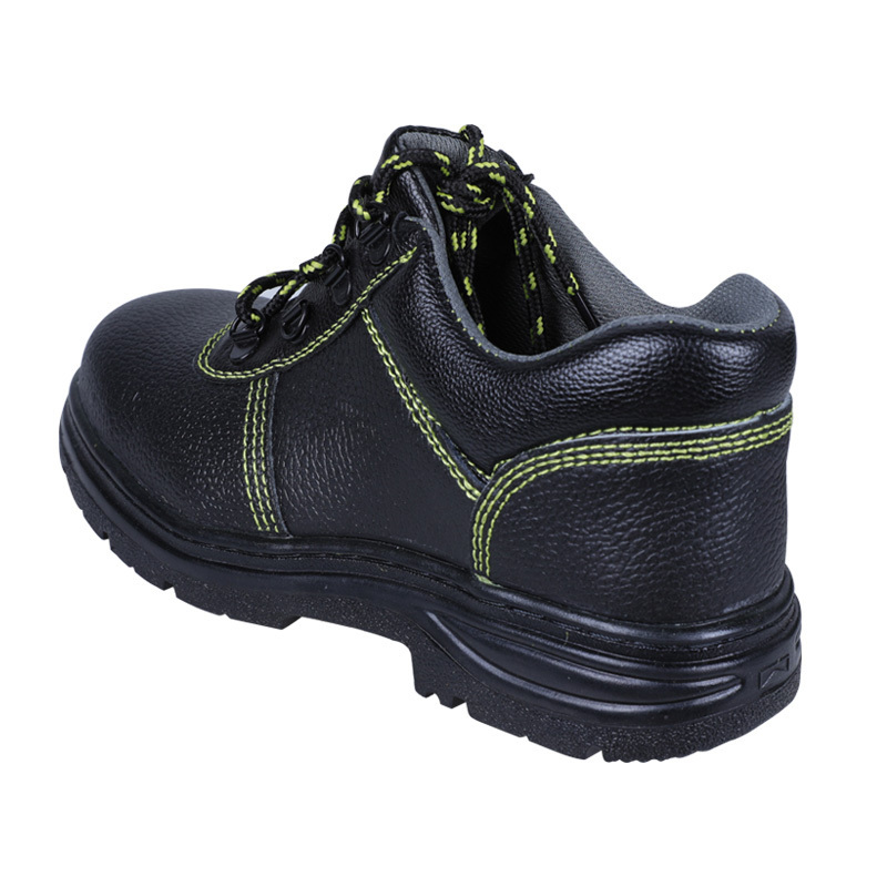 SEAMRAY K6013 High Cut Leather Steel Toe Safety Work Shoes Black Industrial 200 Joule  Safety Shoes for Men