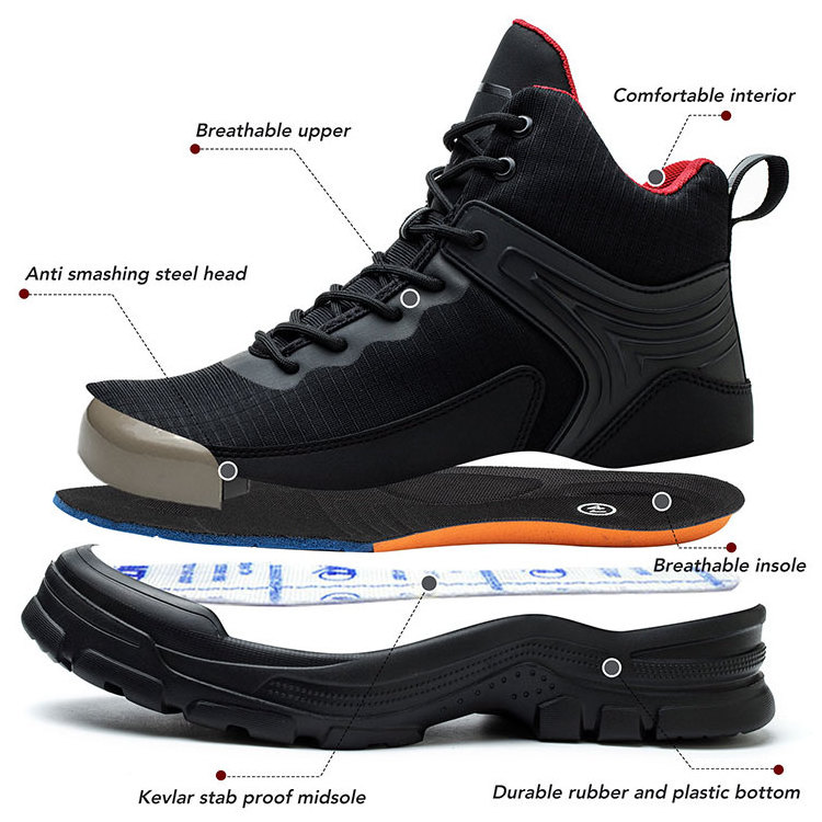 SEAMRAY FZ-338 Safety Shoes Caterpillar Safty Zapatos De Seguridad Para Hombre Men's Safety Boots Shoes