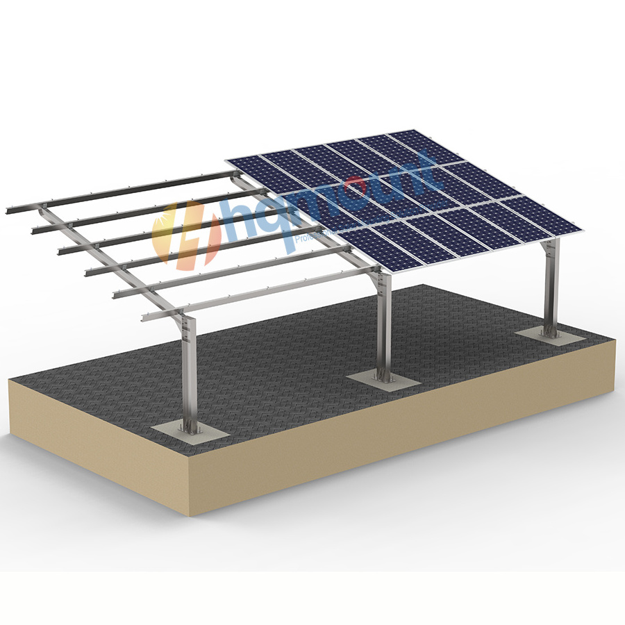 New arrival low price solar waterproof carport 10KW light weight solar carport systems solar carports for car parking