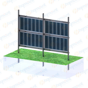 Good design solar panel mounting stand new arrival solar racking panel mounting wind load 45m/s solar ground vertical mount