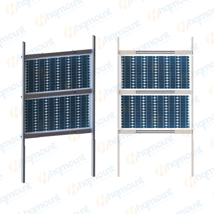 Good design solar panel mounting stand new arrival solar racking panel mounting wind load 45m/s solar ground vertical mount