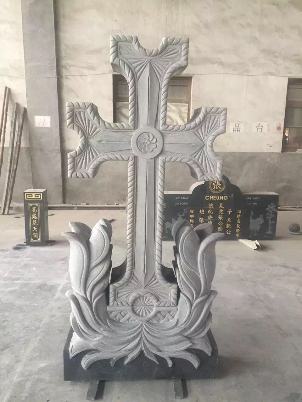 cross granite tombstone stone cross headstone marble cross shaped headstone