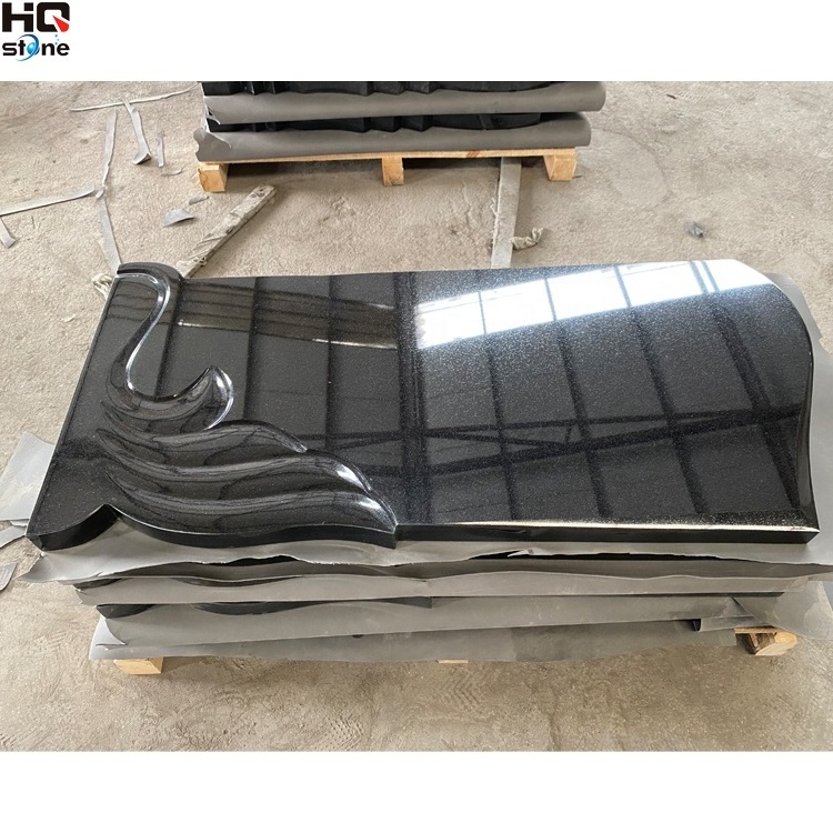 XIAMEN HQ STONE custom marble monument designs black granite granite shanxi black tombstone marble shanxi black tombstone