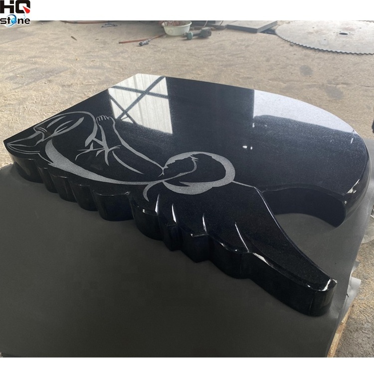 black granite headstone wholesale custom marble monument designs black granite russian style china black granite monument