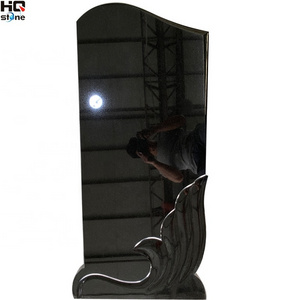 XIAMEN HQ STONE custom marble monument designs black granite granite shanxi black tombstone marble shanxi black tombstone