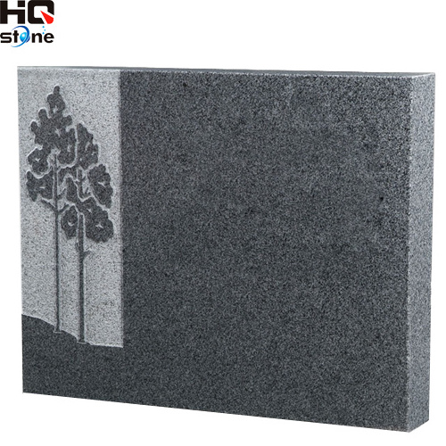 XIAMEN HQ STONE headstone with tree custom headstone statue granite tree carving headstone monuments design