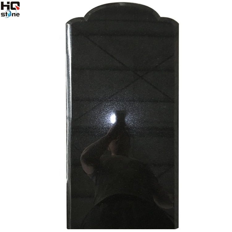 XIAMEN HQ STONE black granite headstone prices black granite headstone and cover memorial black marble bible headstone