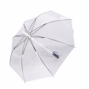 HQY Brand New Design Portable Changing Light Up Transparent Led Umbrella