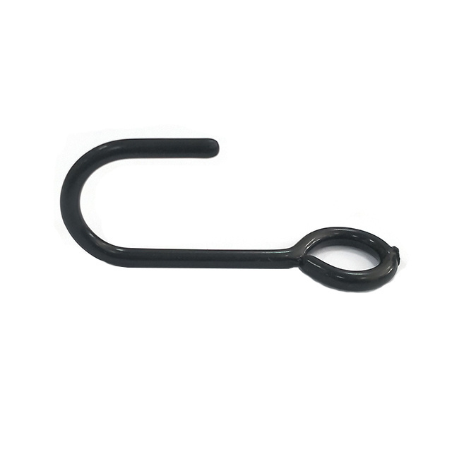 OEM Customized Black Stainless Steel Music Wire Metal Hanging Snap Wire Hook