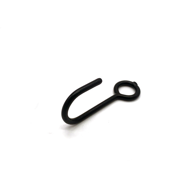 OEM Customized Black Stainless Steel Music Wire Metal Hanging Snap Wire Hook