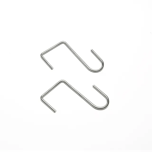 Hongsheng OEM Stainless Steel Wire Forming Small Metal Wire Bending Hook