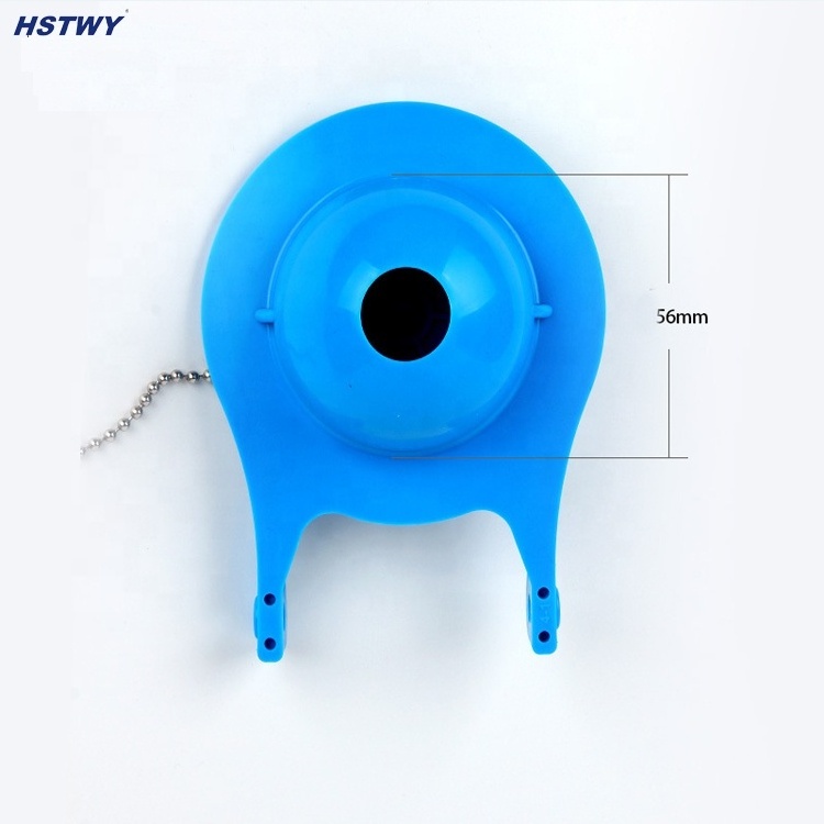 HO120 3' PVC blue Flush Valve Cover of Toilet Water Tank Fittings Wholesale chain hook bulk kits flush old rubber toilet repair