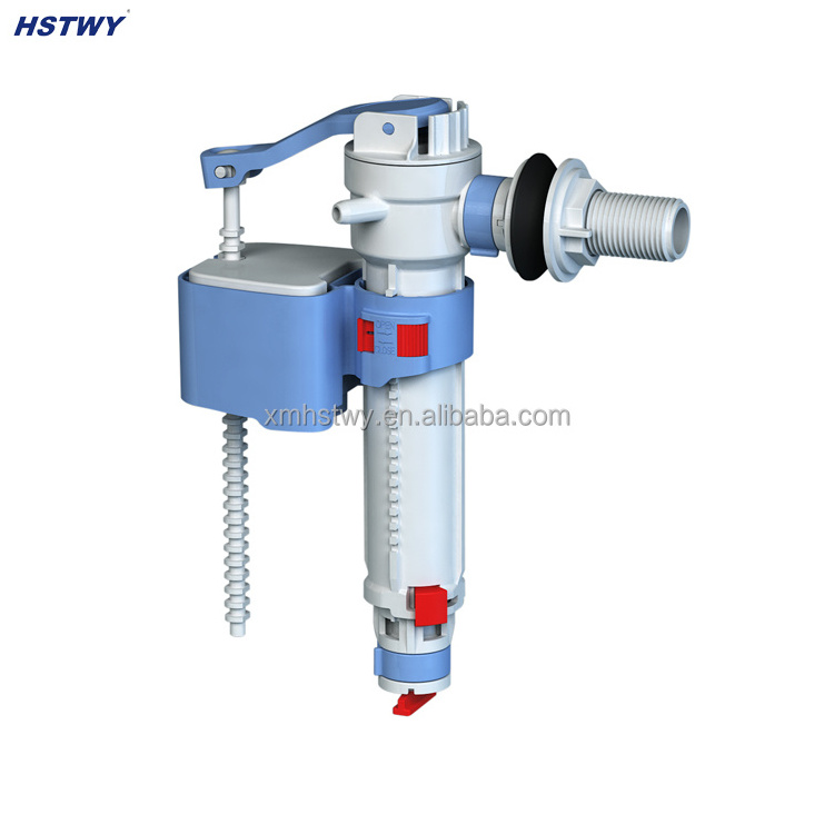 Toilet Fittings Bottom and Side Adjustable 2 in 1 Fill Valve HJ110  Toilet Plastic Inlet Valve