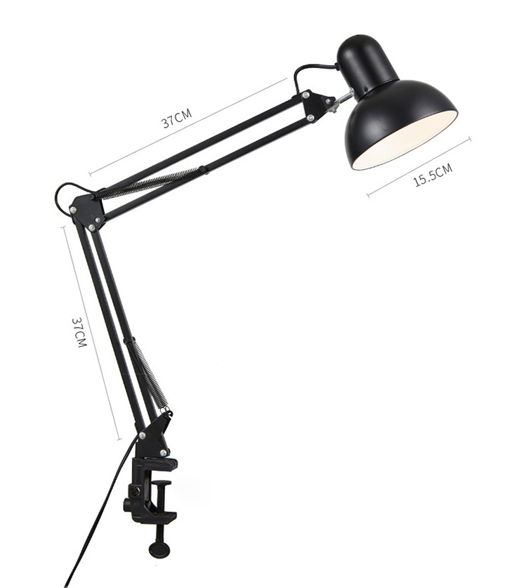 american mold study desk light long swing arm clip led table lamp classic for sale