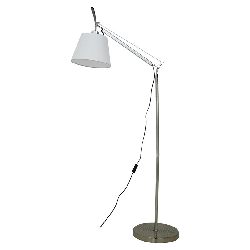 Adjustable Swing Arm Led Floor Lamp Office Home Metal Foldable Telescopic Long Arm Reading Light Floor Lamp