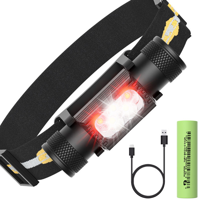 LED Headlamps High Power LED Headlight Camping Head Torch 8 Modes Head Lantern 18650 Rechargeable Frontal Head Lamp