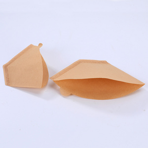 Chlorine Free Cone Shaped Unbleached All Natural Disposable for Pour Over and Drip Paper Filter Coffee Maker