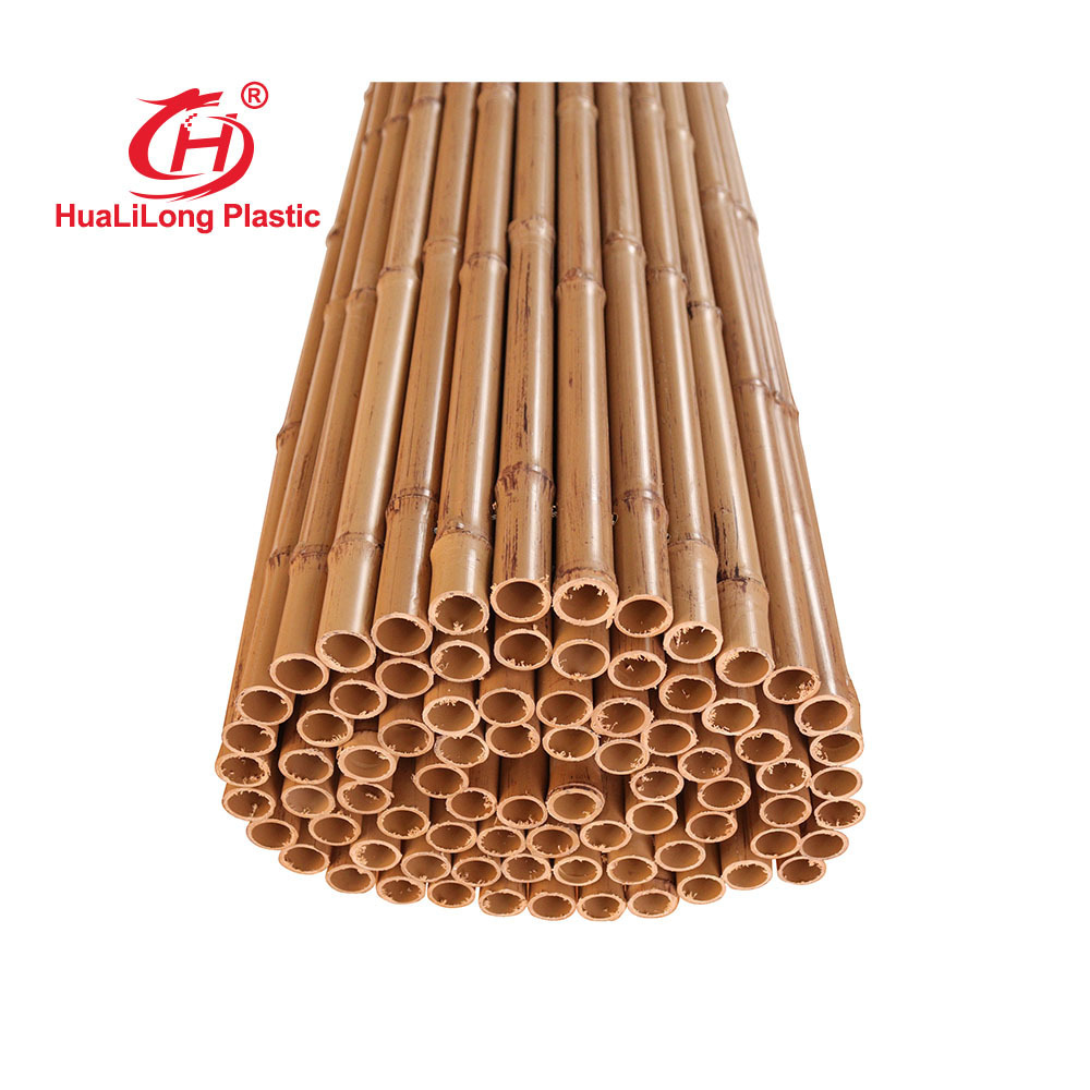 Best factory price tropical weather more than 20 years lifespan ASA nylon material fake bamboo pole fence roll