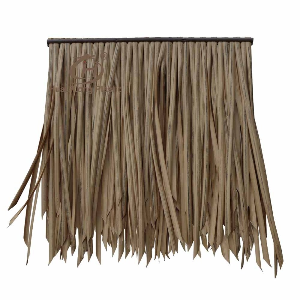 Best factory price fireproof original nylon material super long lifespan synthetic artificial thatch roof Philippines