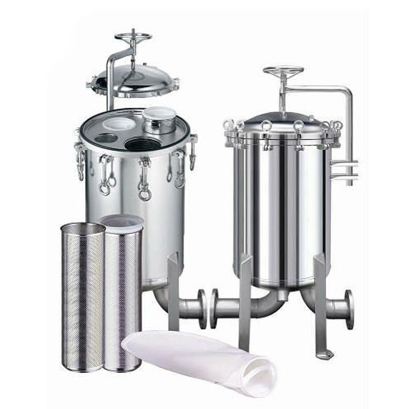 Stainless Steel Filter Housing China Manufacturers Large Flow Industrial Water Stainless Steel 304/316L Multi Bag Filter Housing