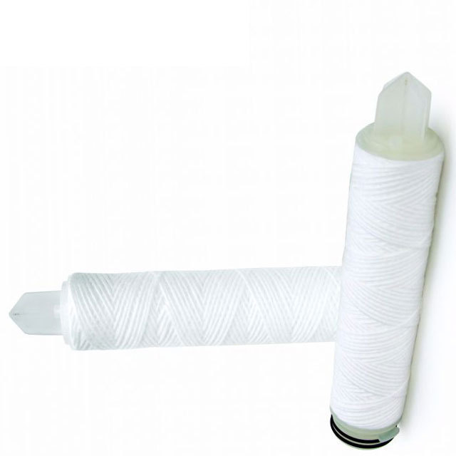 PP string wound filter cartridge 10 inch string wound sediment water filter cartridge Under sink water filter cartridges