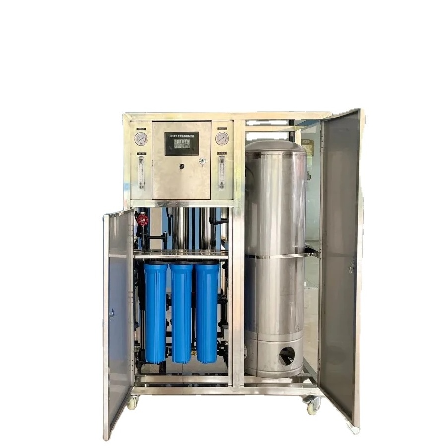 Small RO Drinking Water Making Machine With Reverse Osmosis Membrane System 0.5 Tph For Commercial Use With Pure Water Tank