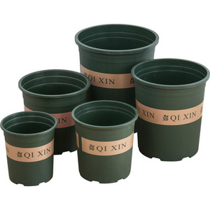 Good Quality Plastic Gallon Flower Pot Outdoor Round Flower Pot With Printing