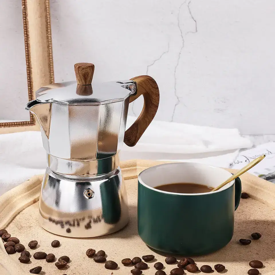 Moka Pot Italian Home Handmade Coffee Set Italian Extraction Pot Concentrated Filter Pot Coffee Making Machine