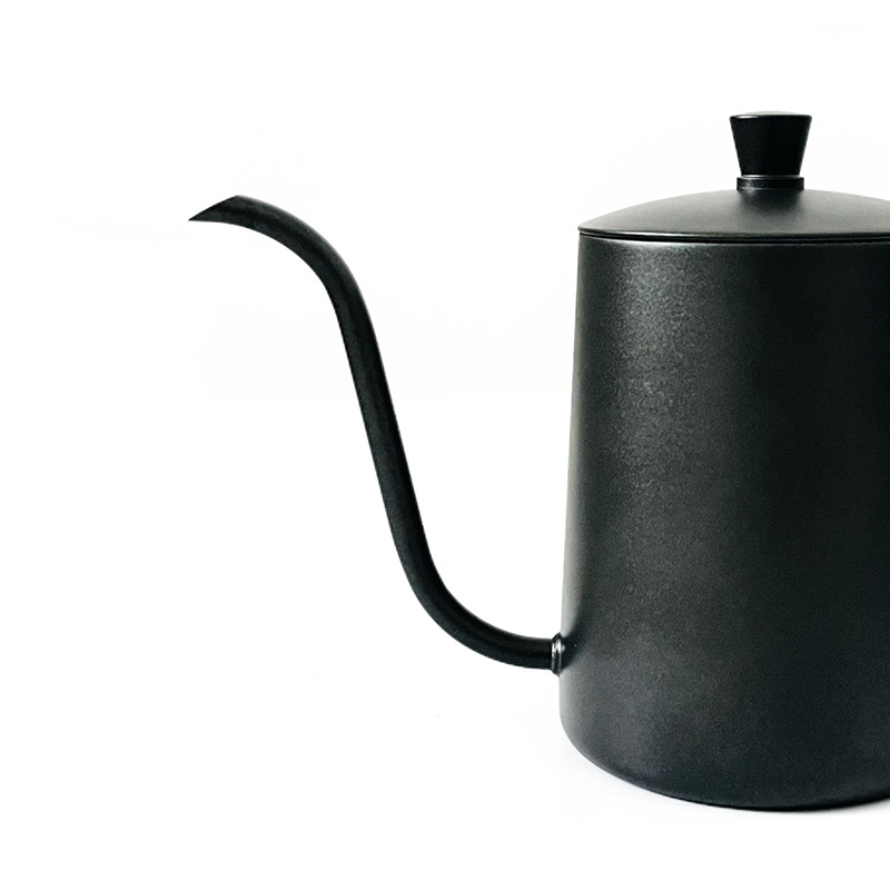 Free sample Coffee Pot Drip Kettle 350ml 600ml Coffee Tea Pot Non-Stick Coating Food Grade Coffee tool