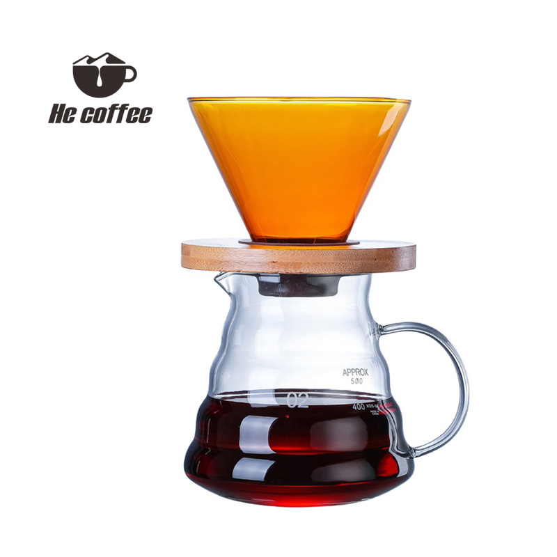 Glass Coffee Dripper set Cold Brew Coffee server coffee Maker Glass