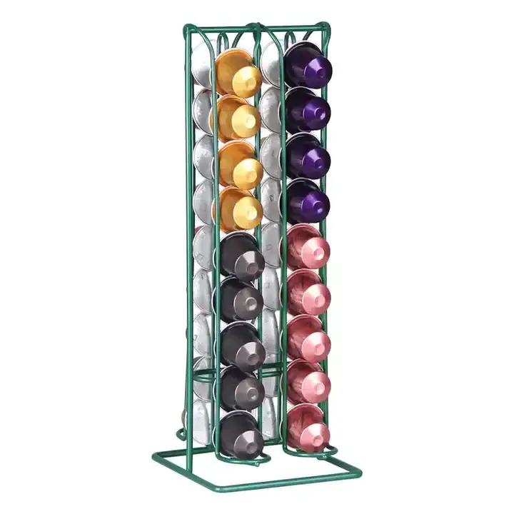 Iron Art Desktop Multifunctional Nespresso Coffee Capsule Storage Rack