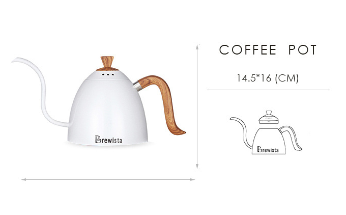 Hot sale Stainless Steel Barista Pour Over coffee&Tea Kettle Gooseneck Coffee Pot Hand Drip  350ml 600ml