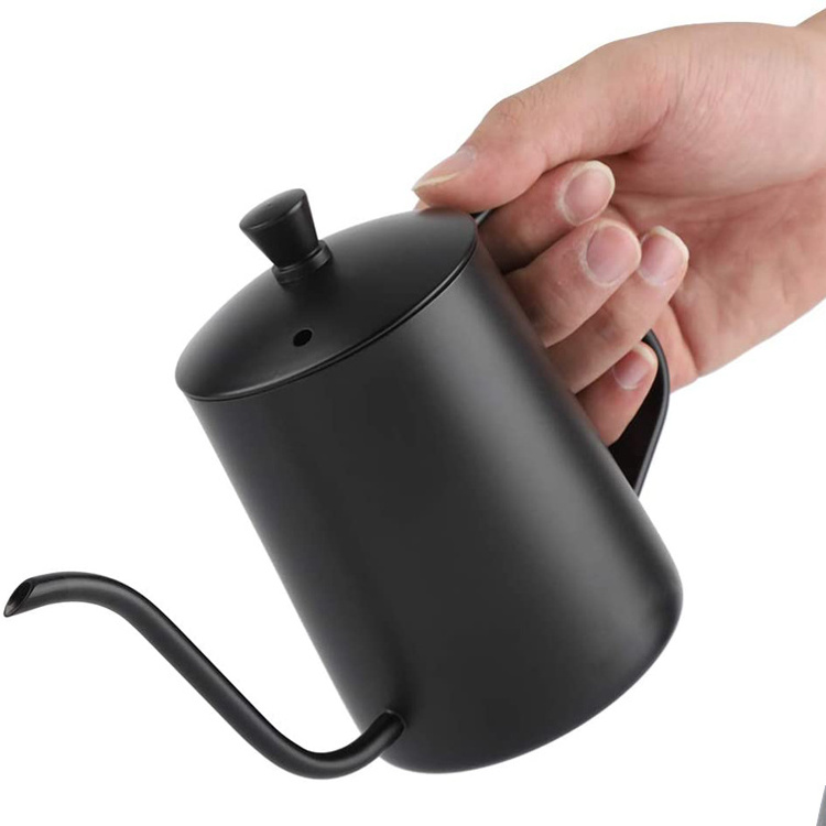 350ml stainless steel gooseneck coffee pot pour over coffee kettle