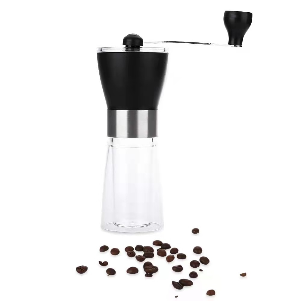 Mini Coffee Grinders Manual Espresso Cafe Ceramic Burr Stainless Steel Hand Coffee Grinder For Sale